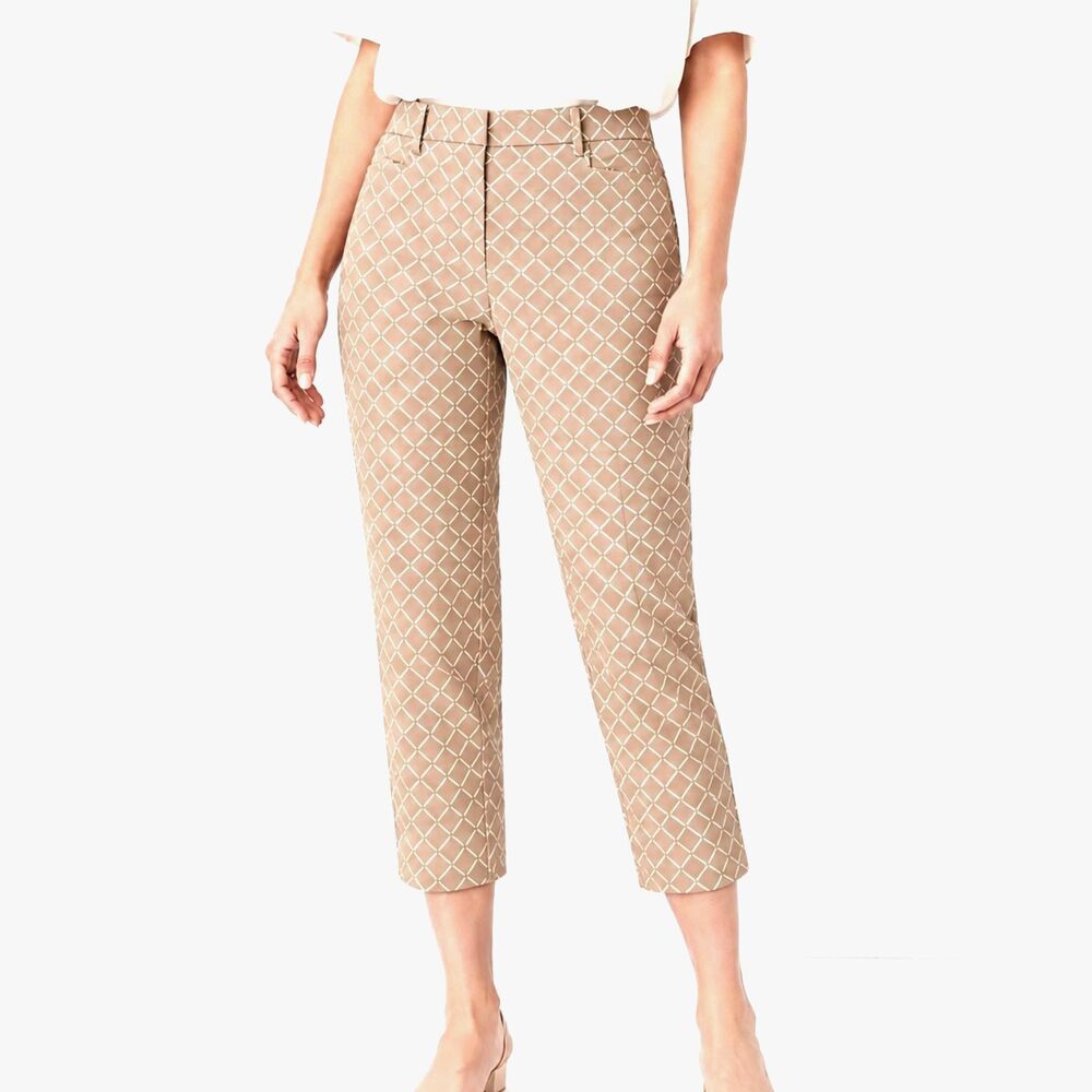 Ann Taylor Factory Pants Crop Size 12 Stretch NWOT